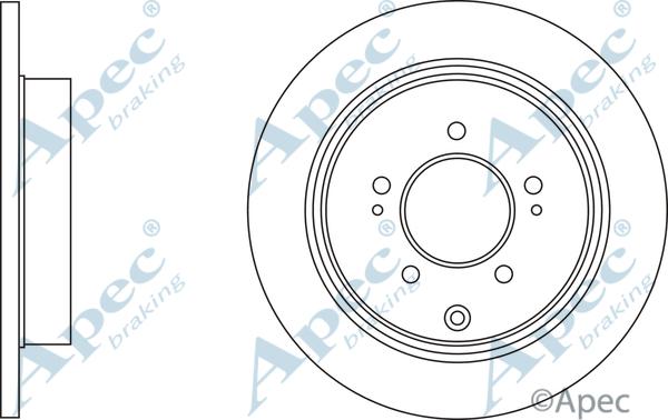 APEC DSK3269 - Спирачен диск vvparts.bg