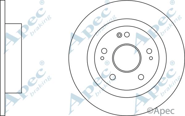 DJ Parts BD3006 - Спирачен диск vvparts.bg