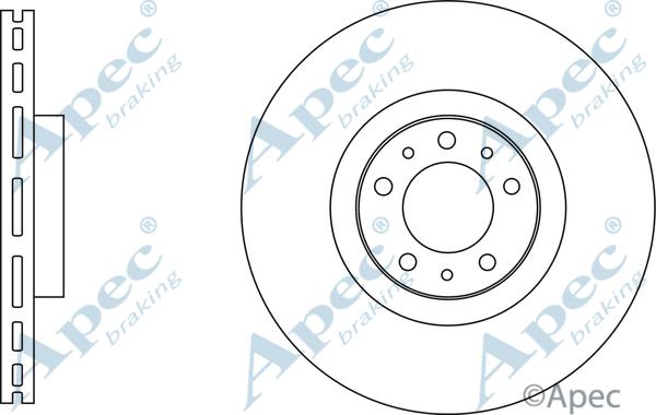 APEC DSK3233 - Спирачен диск vvparts.bg