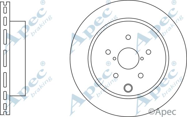 APEC DSK3224 - Спирачен диск vvparts.bg