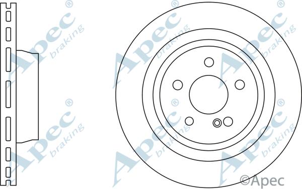 APEC DSK3274 - Спирачен диск vvparts.bg