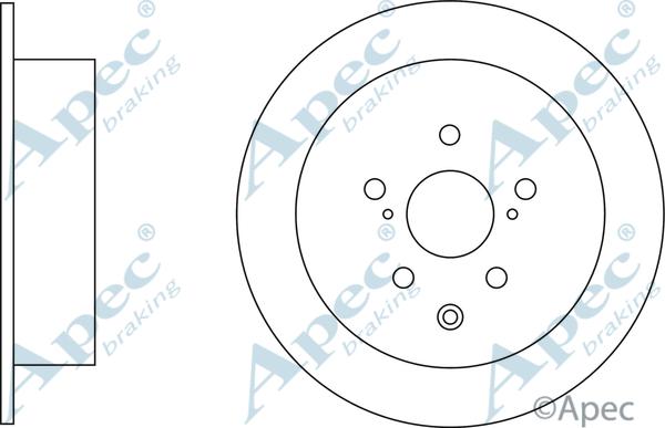 APEC DSK3271 - Спирачен диск vvparts.bg