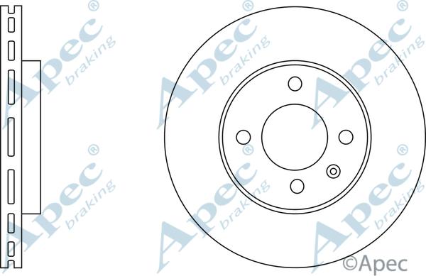 APEC DSK2946 - Спирачен диск vvparts.bg