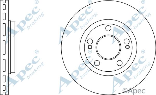 APEC DSK2948 - Спирачен диск vvparts.bg