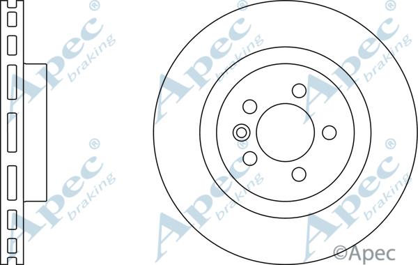 APEC DSK2954 - Спирачен диск vvparts.bg