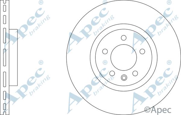 APEC DSK2981 - Спирачен диск vvparts.bg