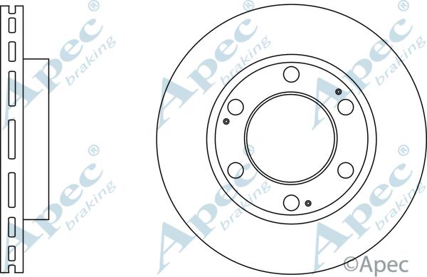 APEC DSK2988 - Спирачен диск vvparts.bg