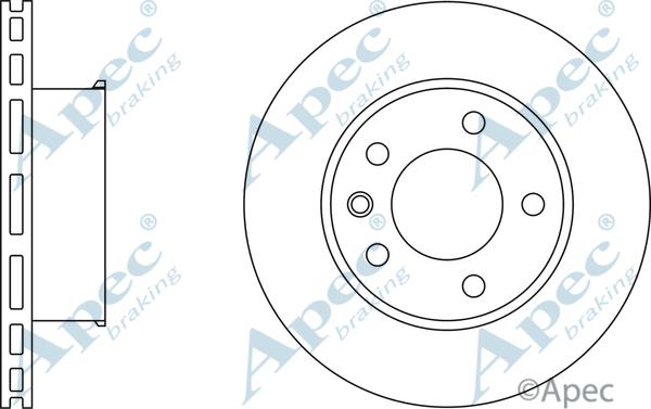 APEC DSK2934 - Спирачен диск vvparts.bg