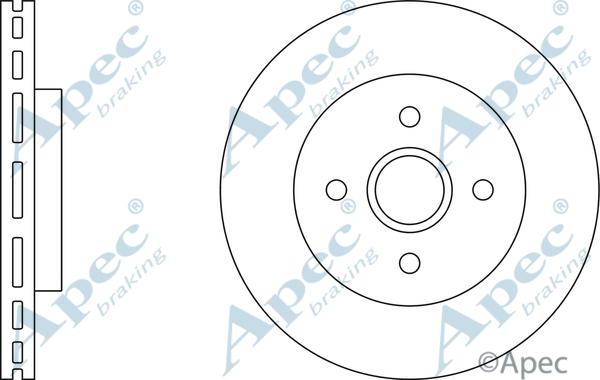 APEC DSK2979 - Спирачен диск vvparts.bg