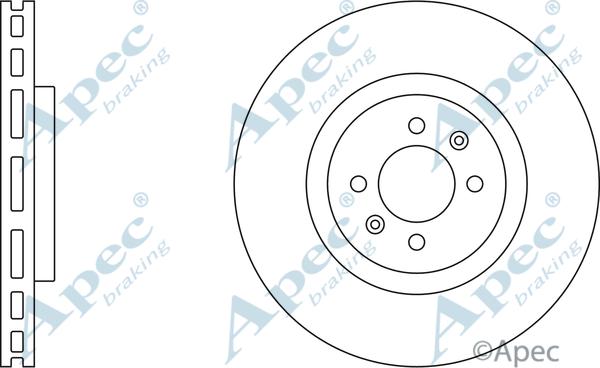 APEC DSK2973 - Спирачен диск vvparts.bg