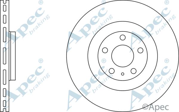 APEC DSK2410 - Спирачен диск vvparts.bg