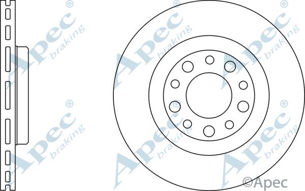 APEC DSK2431 - Спирачен диск vvparts.bg