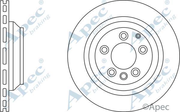 APEC DSK2475 - Спирачен диск vvparts.bg