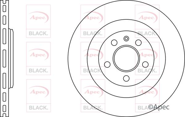 APEC DSK2542B - Спирачен диск vvparts.bg