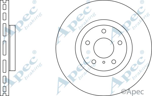 APEC DSK2567 - Спирачен диск vvparts.bg