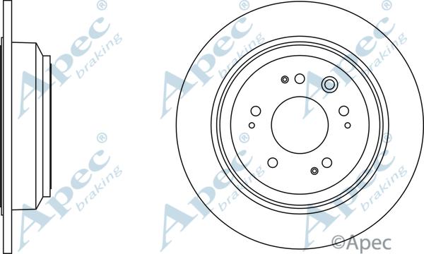 APEC DSK2652 - Спирачен диск vvparts.bg