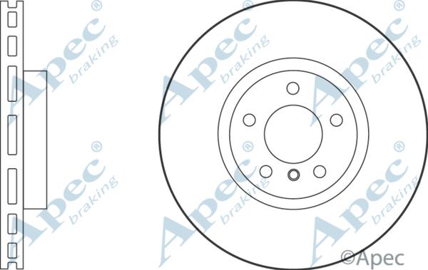 APEC DSK2600 - Спирачен диск vvparts.bg