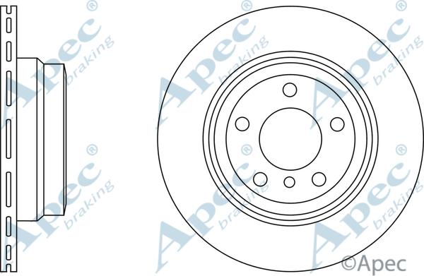 APEC DSK2601 - Спирачен диск vvparts.bg