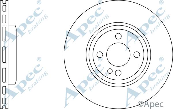 APEC DSK2626 - Спирачен диск vvparts.bg