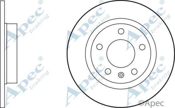 APEC DSK2620 - Спирачен диск vvparts.bg