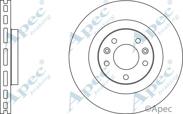 APEC DSK2679 - Спирачен диск vvparts.bg