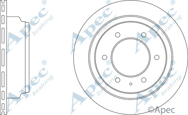 APEC DSK2016 - Спирачен диск vvparts.bg
