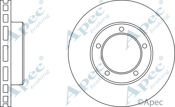 APEC DSK2149 - Спирачен диск vvparts.bg