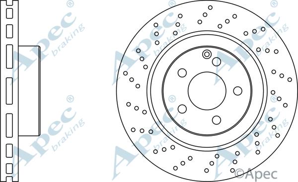 APEC DSK2144 - Спирачен диск vvparts.bg