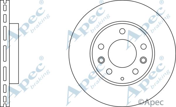 APEC DSK2150 - Спирачен диск vvparts.bg