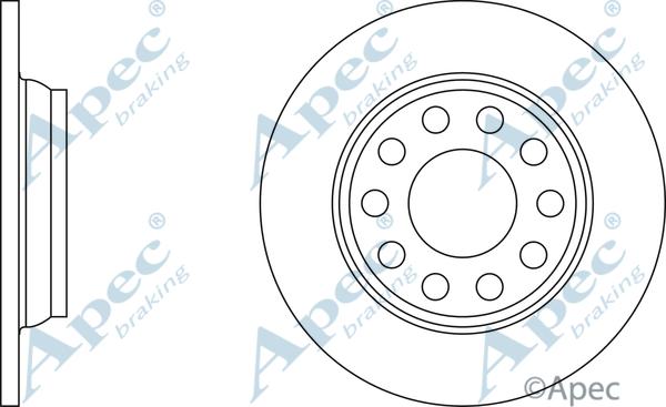 APEC DSK2164 - Спирачен диск vvparts.bg