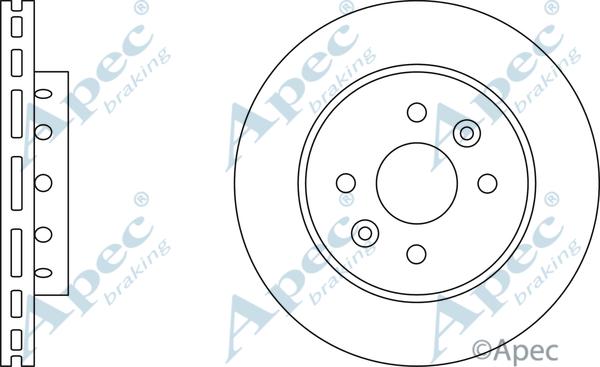 APEC DSK2189 - Спирачен диск vvparts.bg