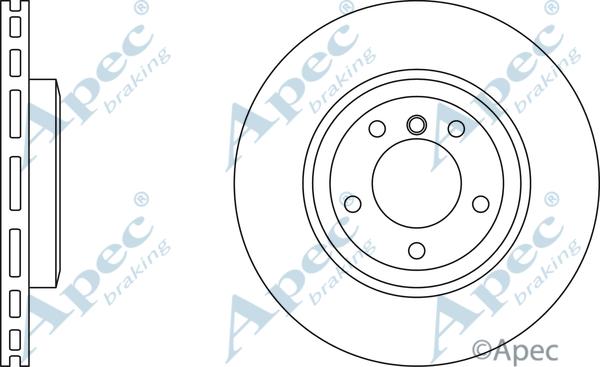 APEC DSK2181 - Спирачен диск vvparts.bg