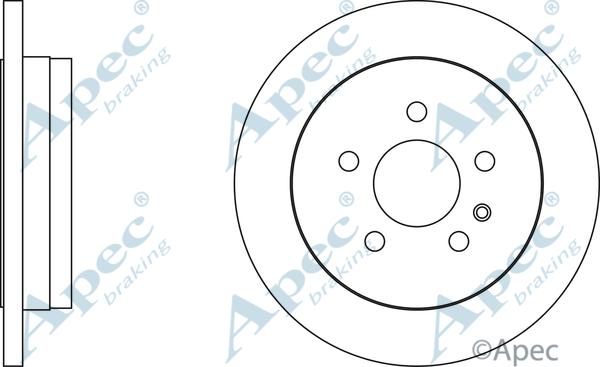 APEC DSK2133 - Спирачен диск vvparts.bg