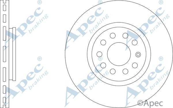 APEC DSK2137 - Спирачен диск vvparts.bg