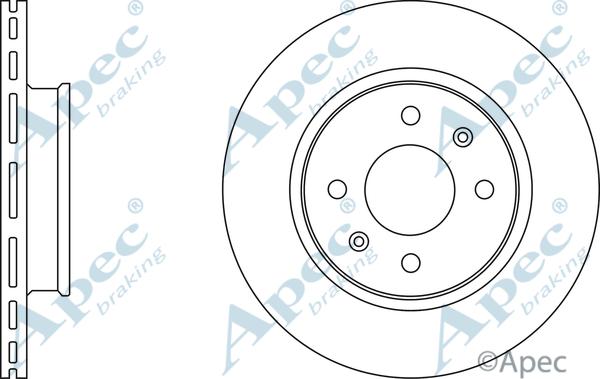 APEC DSK2846 - Спирачен диск vvparts.bg