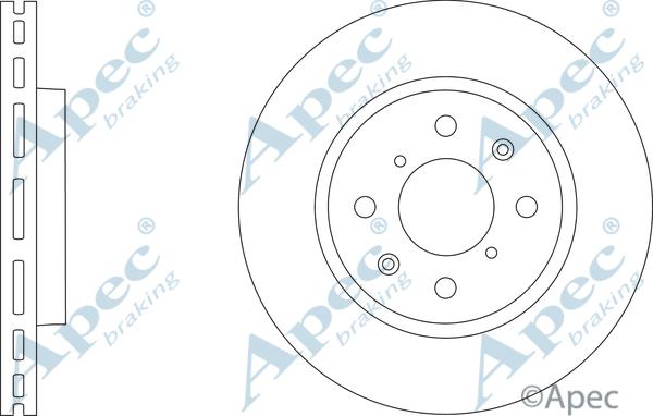 APEC DSK2869 - Спирачен диск vvparts.bg