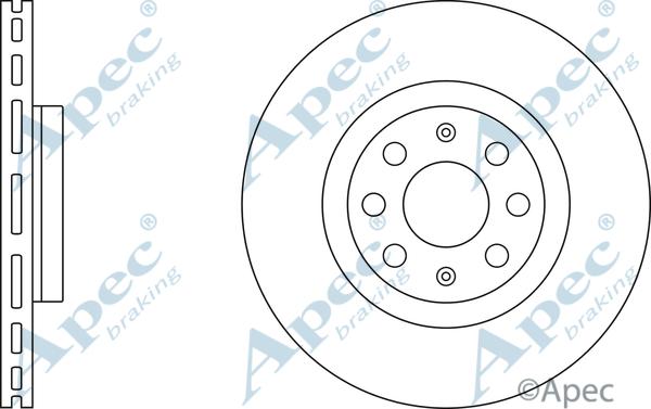 APEC DSK2399 - Спирачен диск vvparts.bg