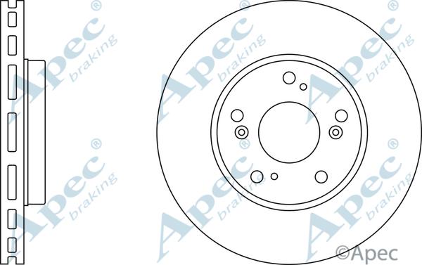 APEC DSK2394 - Спирачен диск vvparts.bg