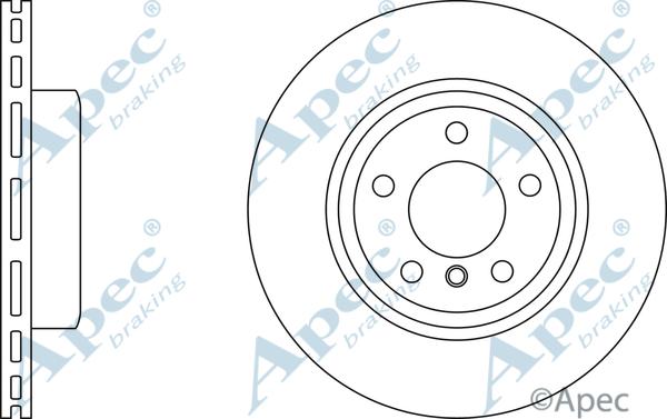 APEC DSK2359 - Спирачен диск vvparts.bg