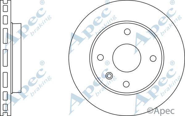 APEC DSK2364 - Спирачен диск vvparts.bg