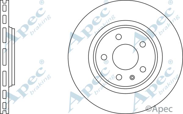 APEC DSK2315 - Спирачен диск vvparts.bg