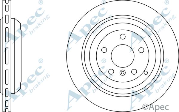 APEC DSK2384 - Спирачен диск vvparts.bg