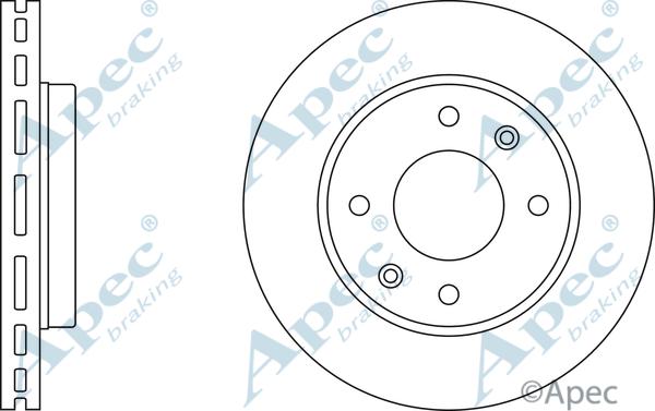 APEC DSK2379 - Спирачен диск vvparts.bg