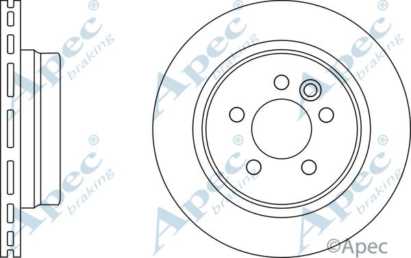 APEC DSK2373 - Спирачен диск vvparts.bg