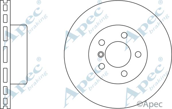 APEC DSK2299 - Спирачен диск vvparts.bg