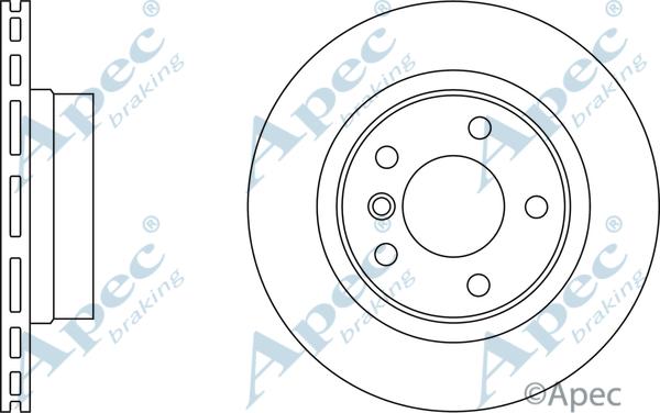 APEC DSK2294 - Спирачен диск vvparts.bg