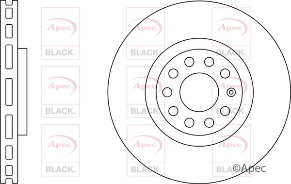 APEC DSK2285B - Спирачен диск vvparts.bg