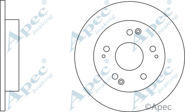 APEC DSK2791 - Спирачен диск vvparts.bg