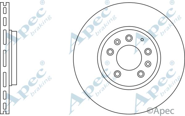 APEC DSK2747 - Спирачен диск vvparts.bg