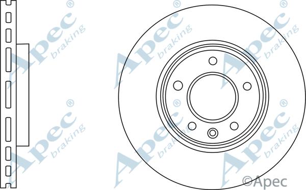 APEC DSK2754 - Спирачен диск vvparts.bg